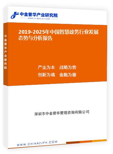 2019-2025年中國智慧政務(wù)行業(yè)發(fā)展態(tài)勢與分析報(bào)告