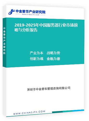 2019-2025年中國服務器行業(yè)市場前瞻與分析報告