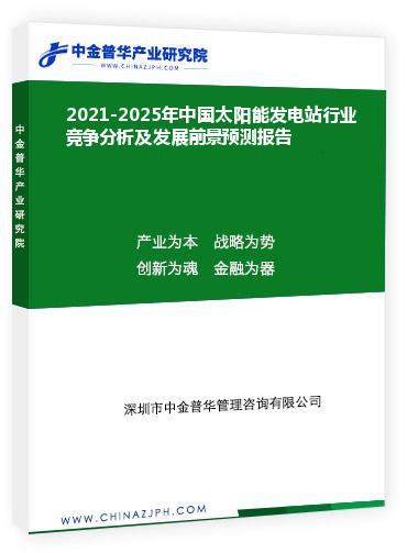 2021-2025年中國太陽能發(fā)電站行業(yè)競爭分析及發(fā)展前景預(yù)測報(bào)告
