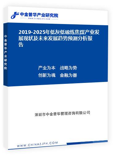 2019-2025年低灰低硫煉焦煤產(chǎn)業(yè)發(fā)展現(xiàn)狀及未來發(fā)展趨勢預(yù)測分析報告