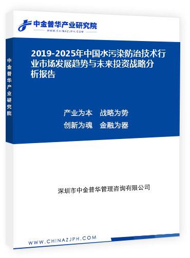 2019-2025年中國水污染防治技術行業(yè)市場發(fā)展趨勢與未來投資戰(zhàn)略分析報告